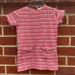 Zara girls tweed mini dress